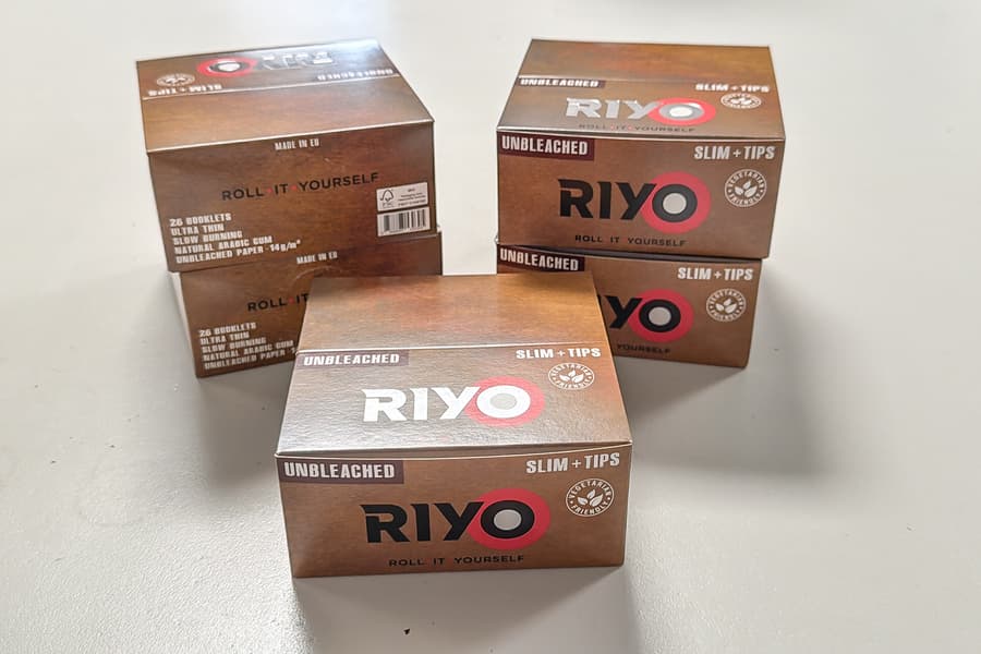 10 Packungen mit Papers Riyo